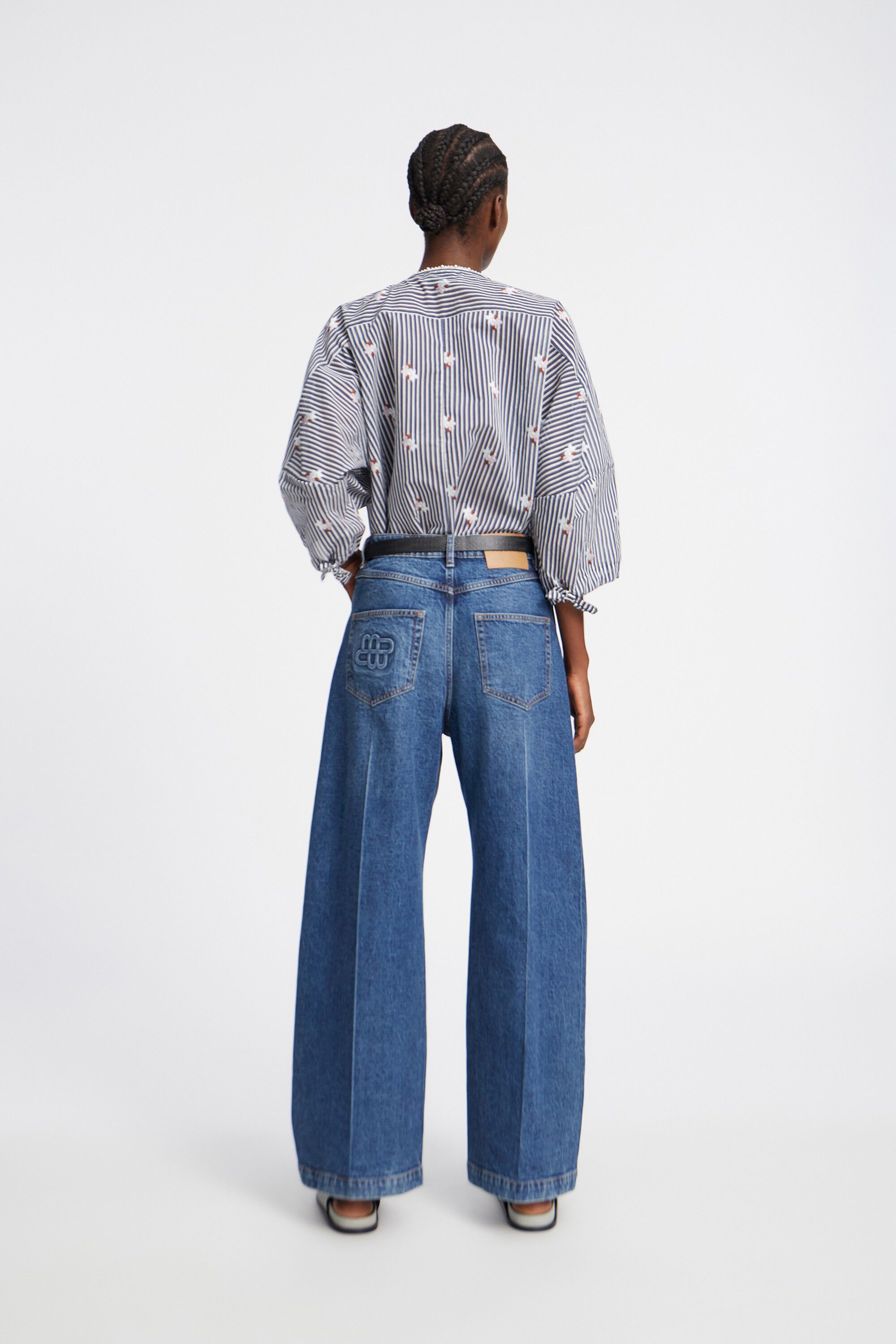 PRISTINA Organic Cotton Blend Blouse