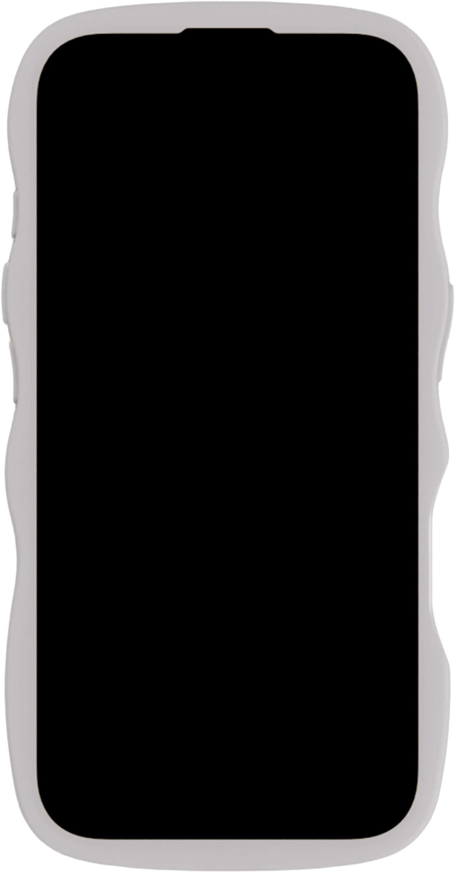 Wavy Case iPhone 16 Wool Gray/Transparent