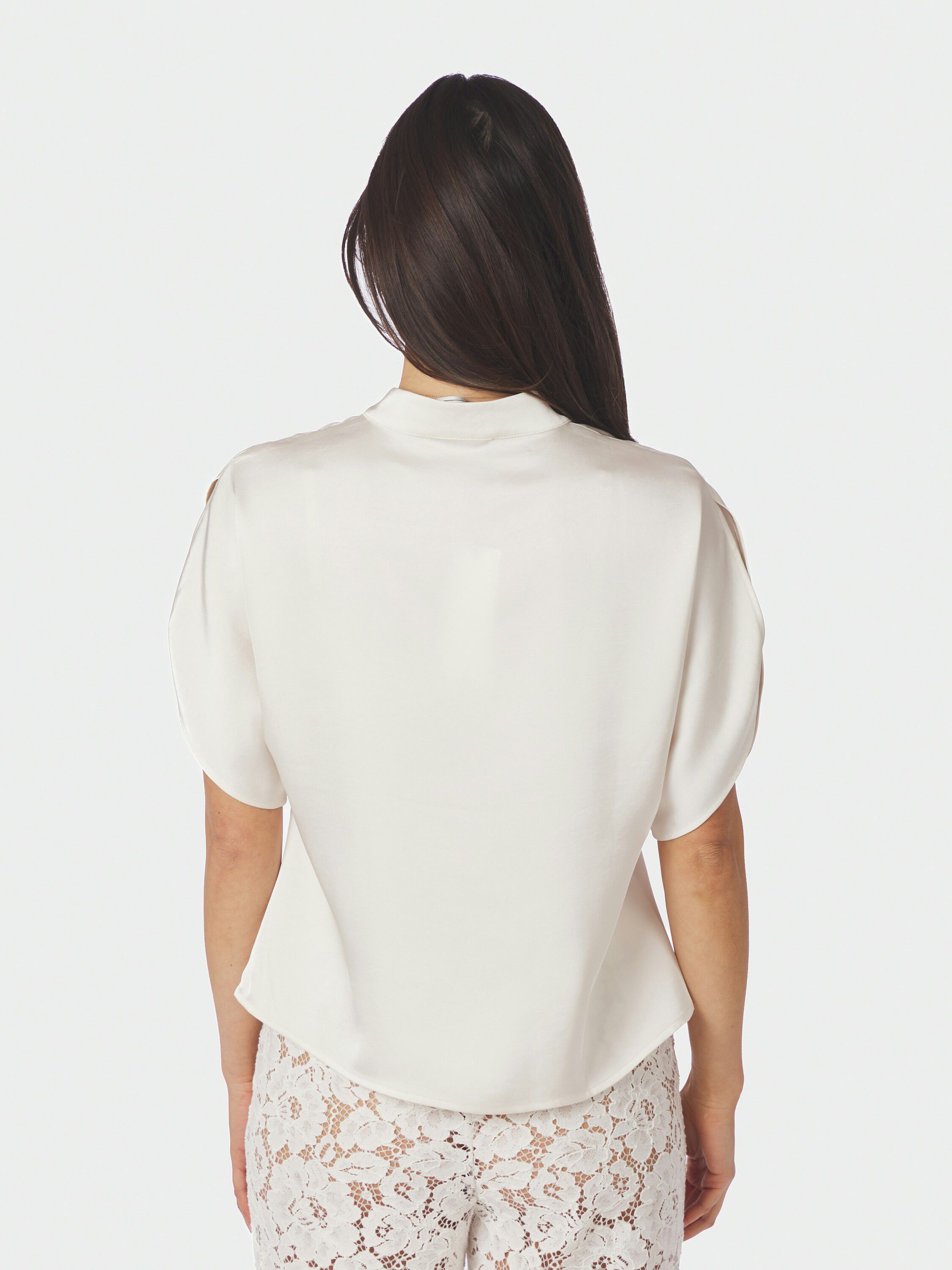 Anelle Heavy Sateen Blouse