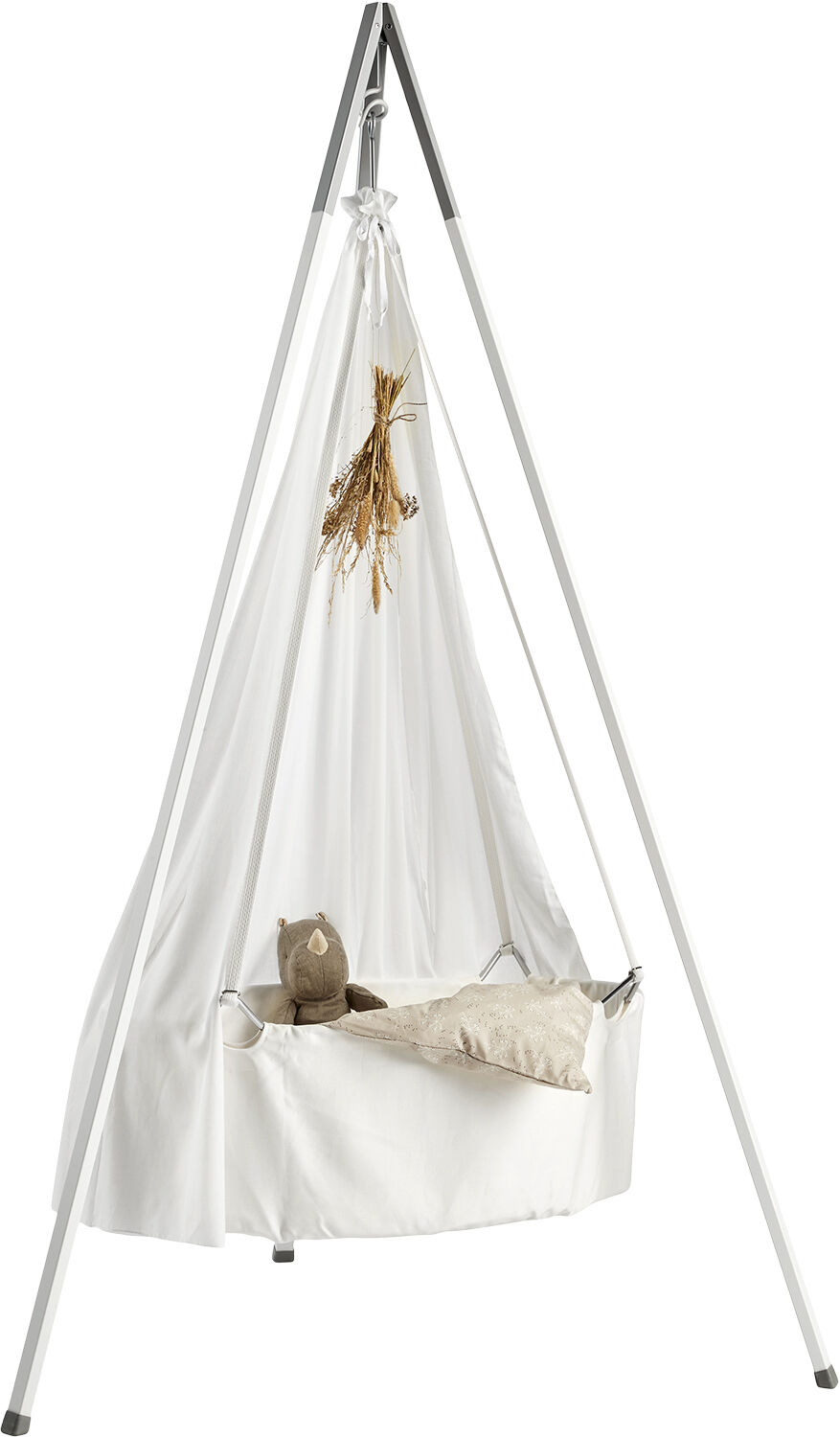 Stativ til Classic vugge, Hvid alu.