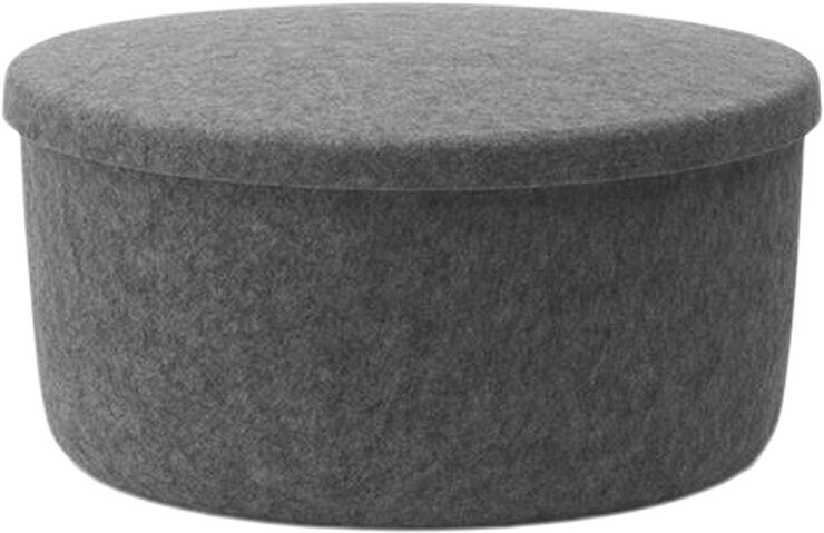 Hide Storage Pouf Large