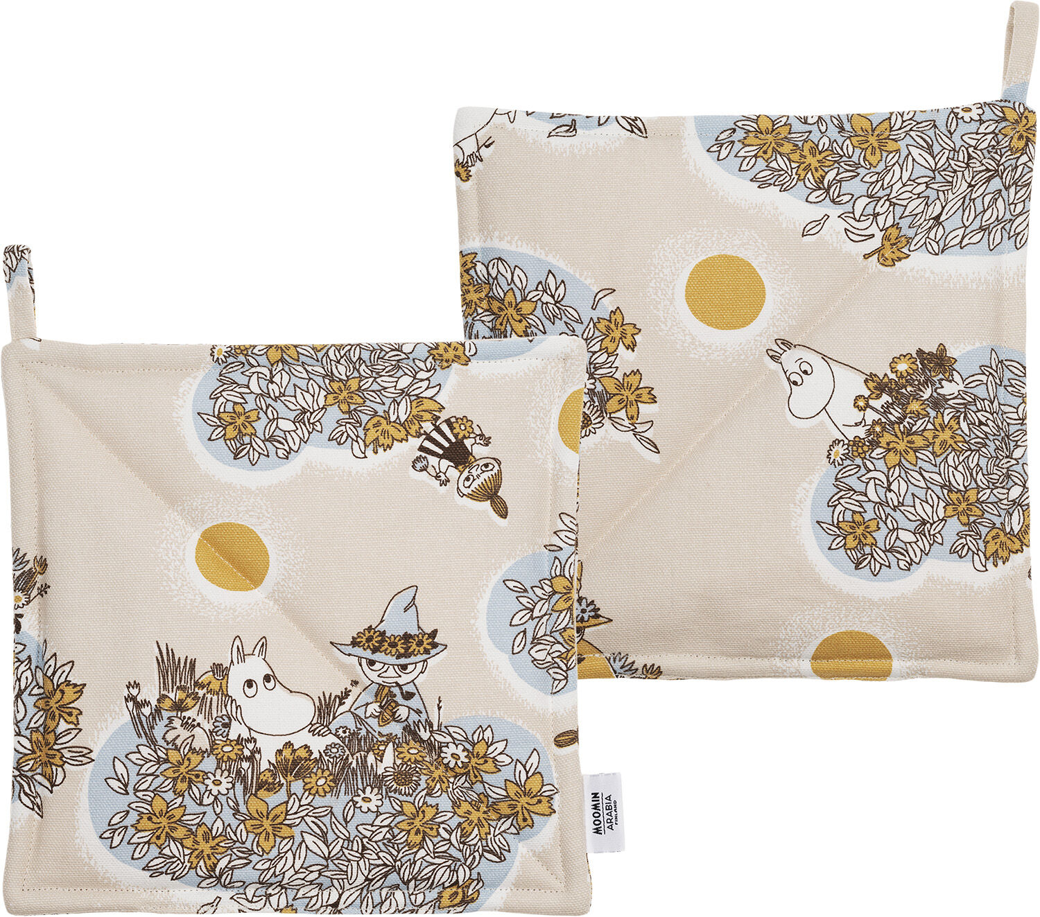 Moomin Arabia 22x22cm grydelapper Venner For Evigt