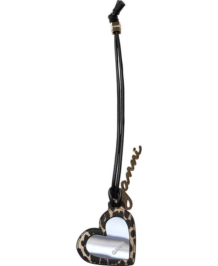 Bou Heart Mirror Printed Grained