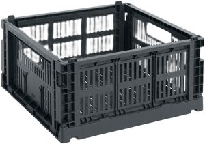 HAY Colour Crate-Medium Square-Charcoal