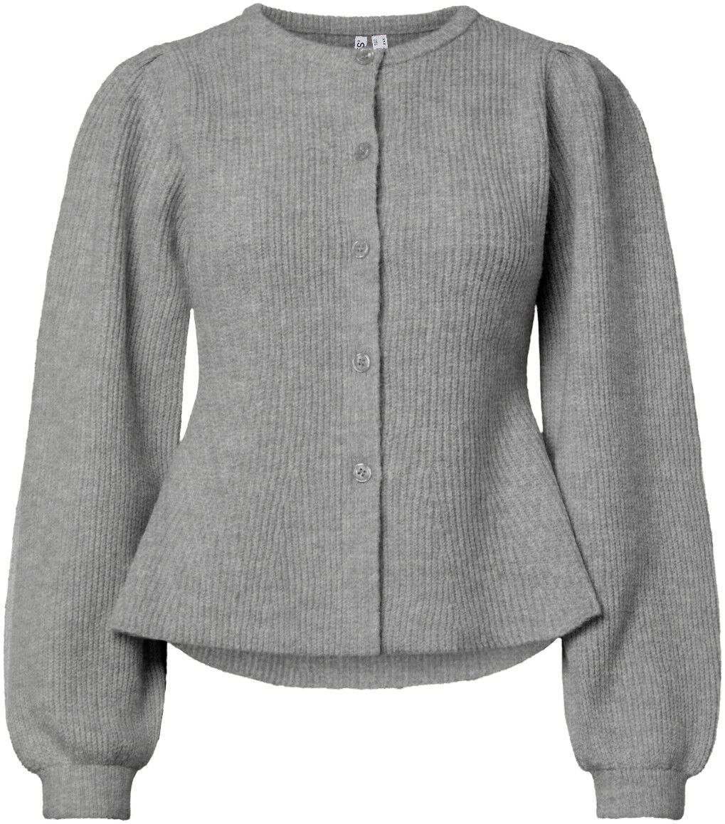 PCSILLY LS PUFF KNIT CARDIGAN NOOS
