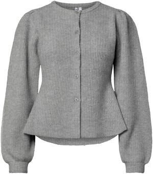 PCSILLY LS PUFF KNIT CARDIGAN NOOS