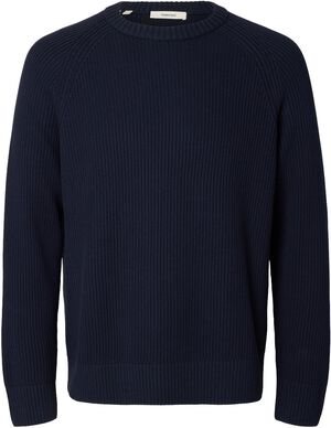 SLMBRAUN KNIT RIB CREW NECK NOOS
