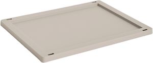 HAY Colour Crate Lid Plastic-Medium-Warm grey