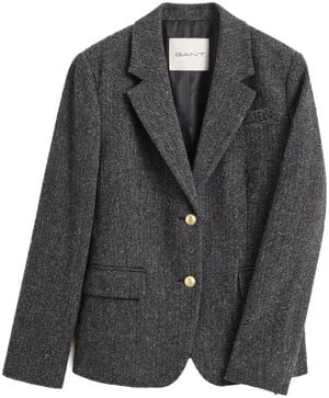 SLIM HERRINGBONE BLAZER