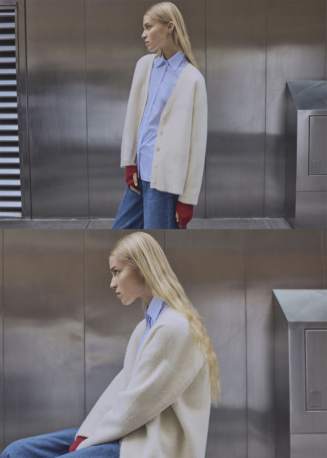 Soft finished cardigan