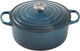 Rund støbejernsgryde 4,2L Deep Teal