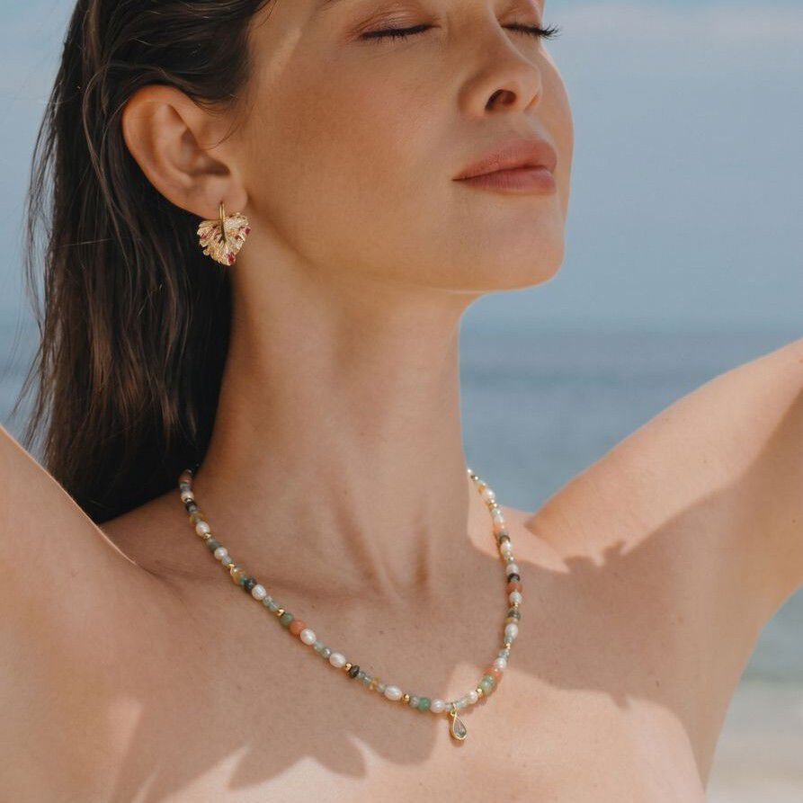 Water Drop Pure Pearl Necklace