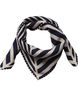 Geometric wool / silk Scarf - 61x61cm
