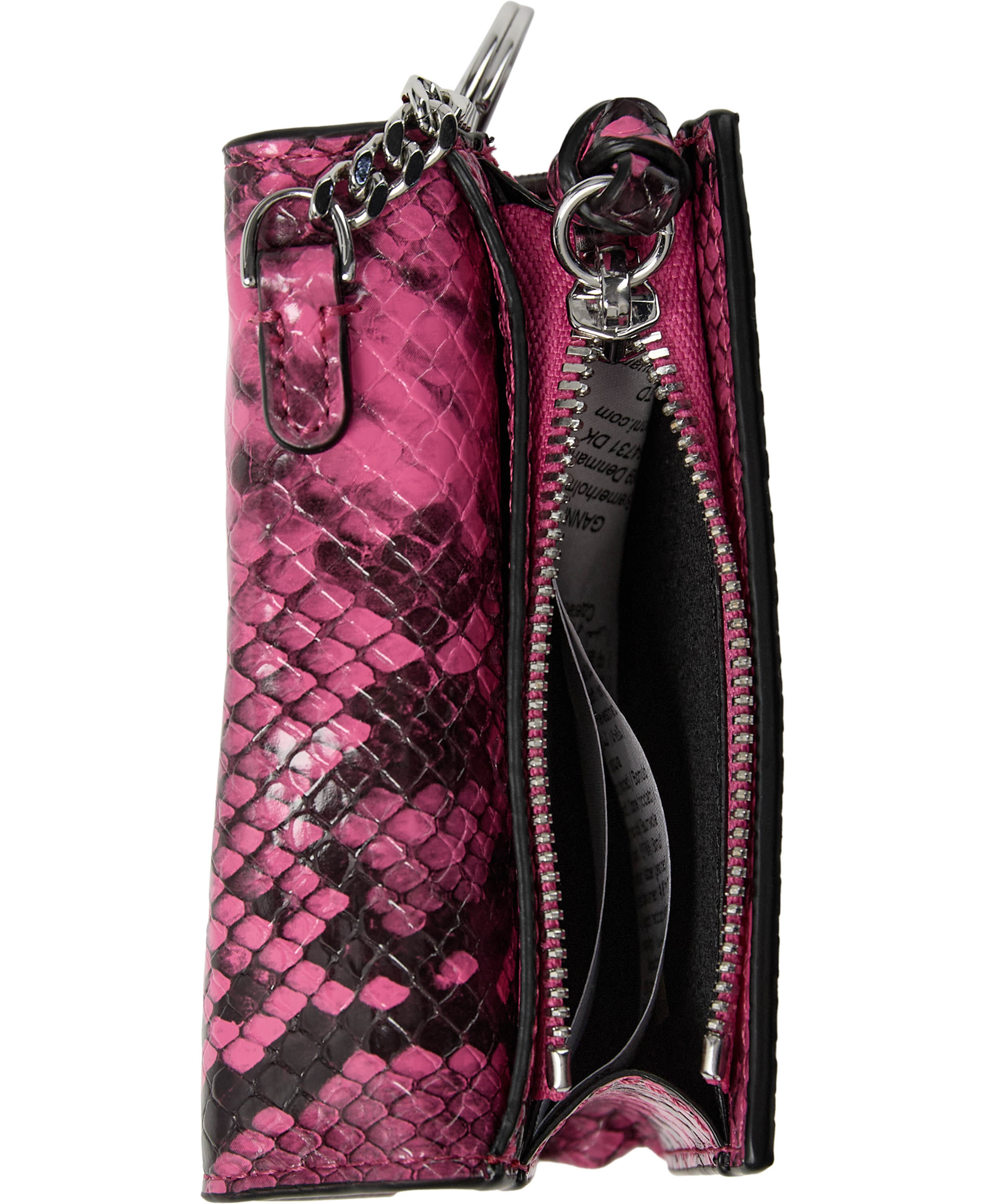 Bou Card Holder With Flap Snake