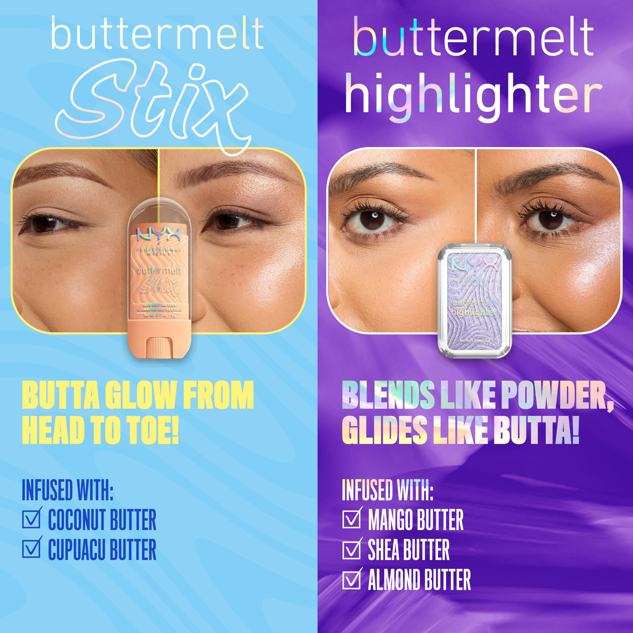 Buttermelt Glaze Highlighter Stix