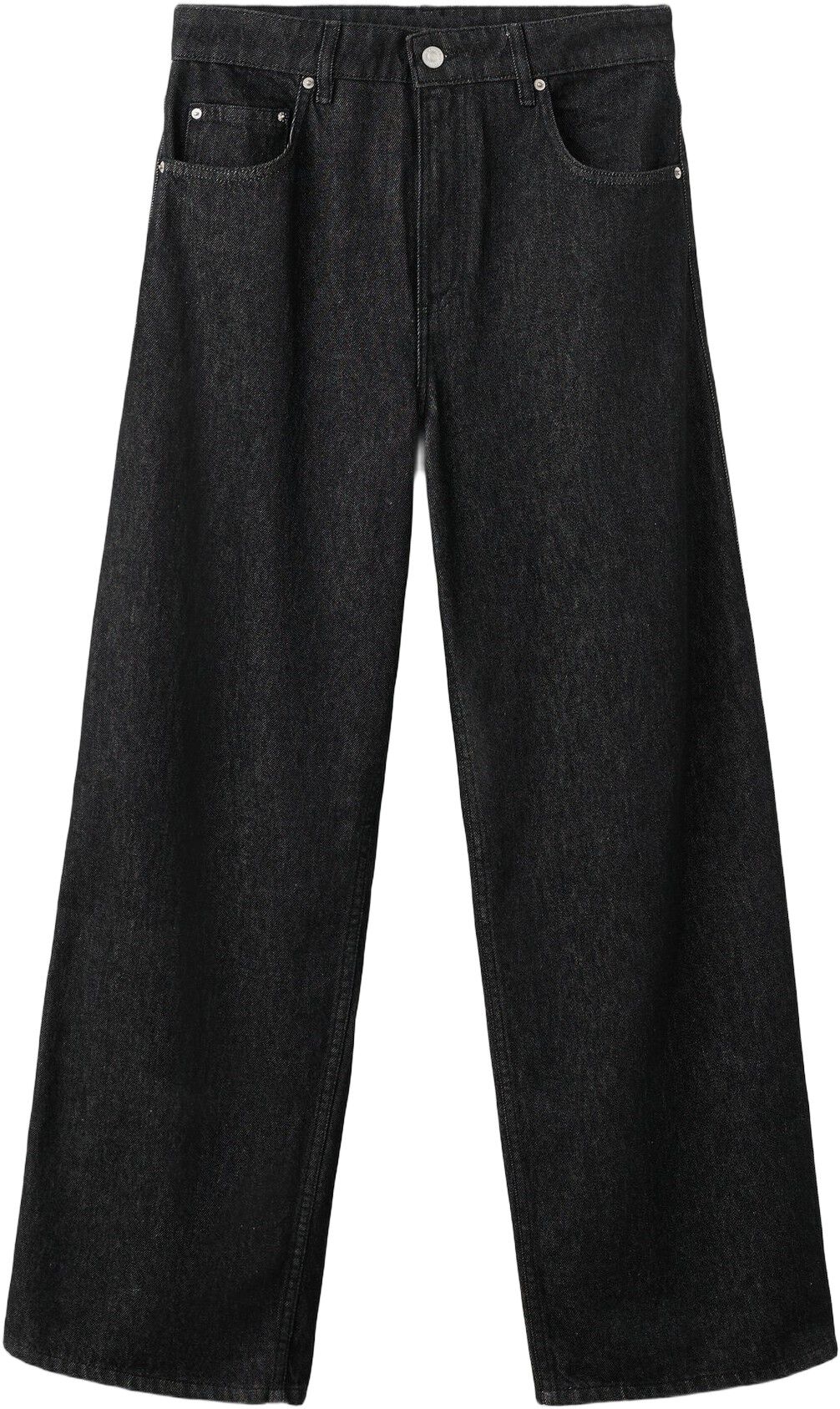Low-rise barrel jeans