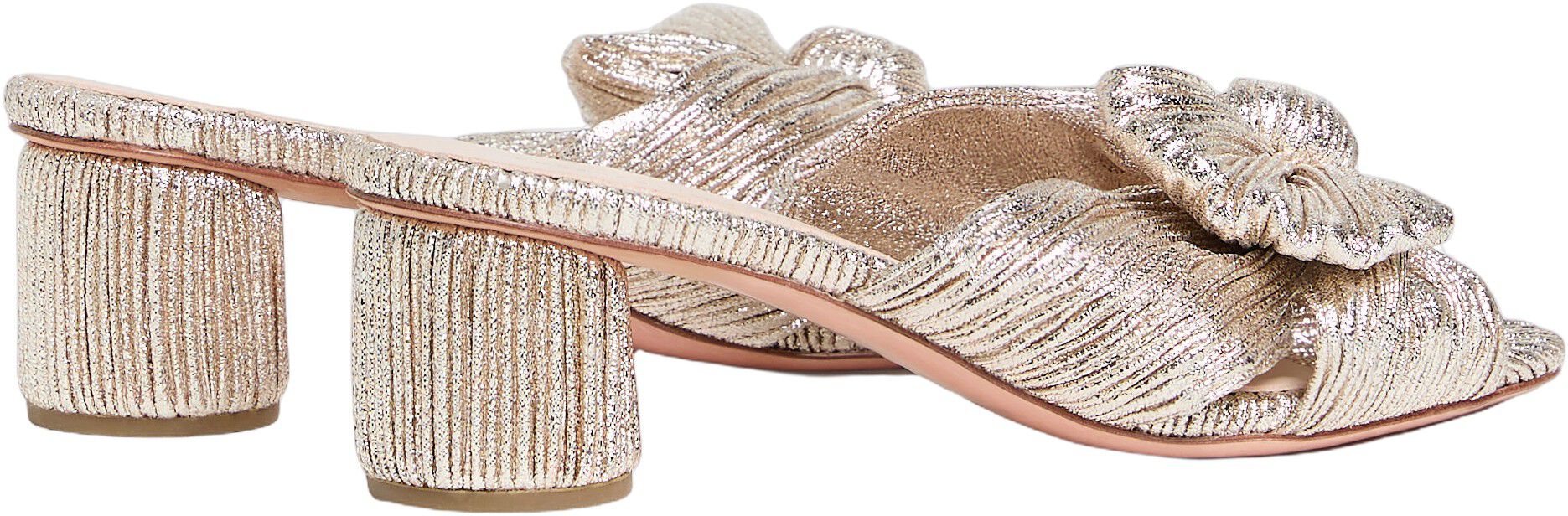 EMILIA PLEATED KNOT MULE