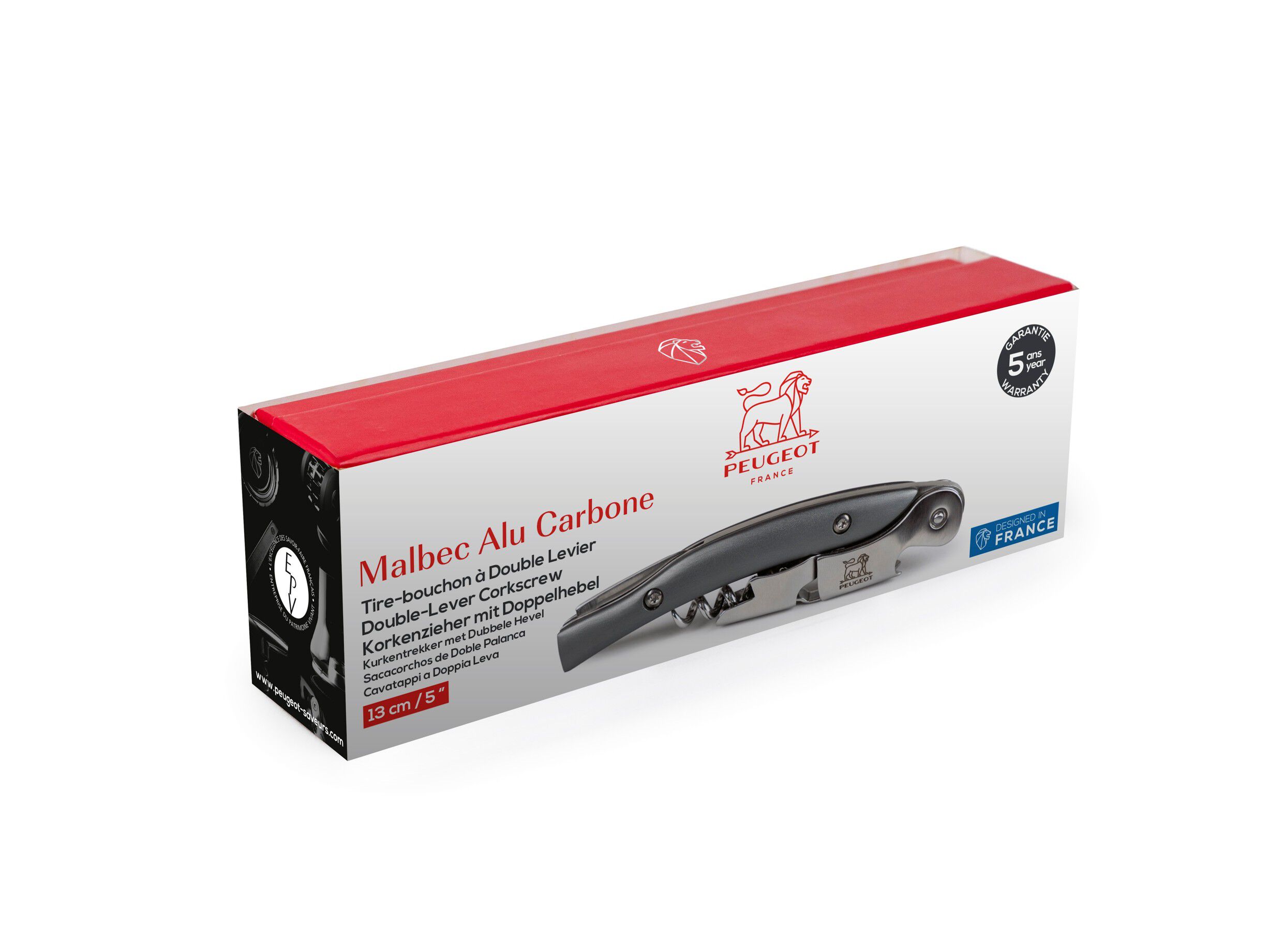 Malbec Aluminium Sommelier Proptr&aelig;kker Carbon