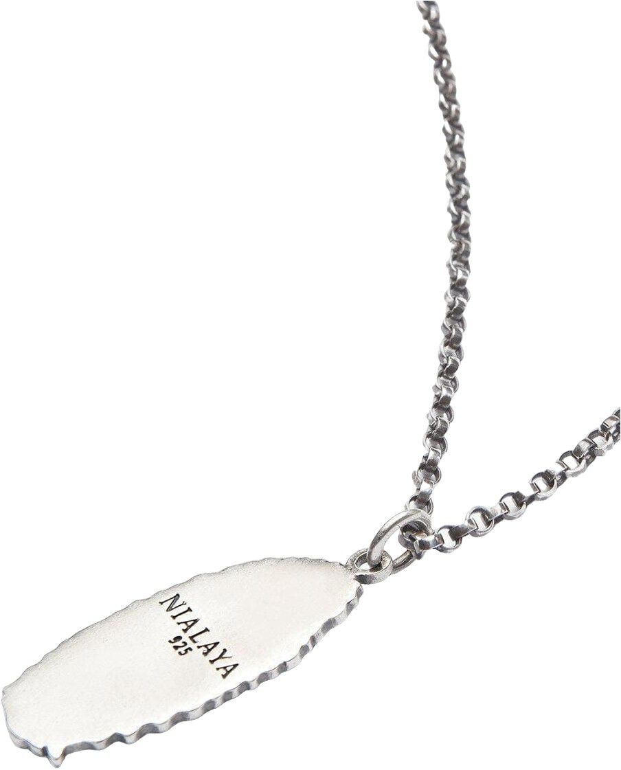 Men's Stainless Steel Necklace with Our Lady of Guadalupe Pendant