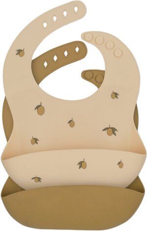 2 PACK SILICONE BIB