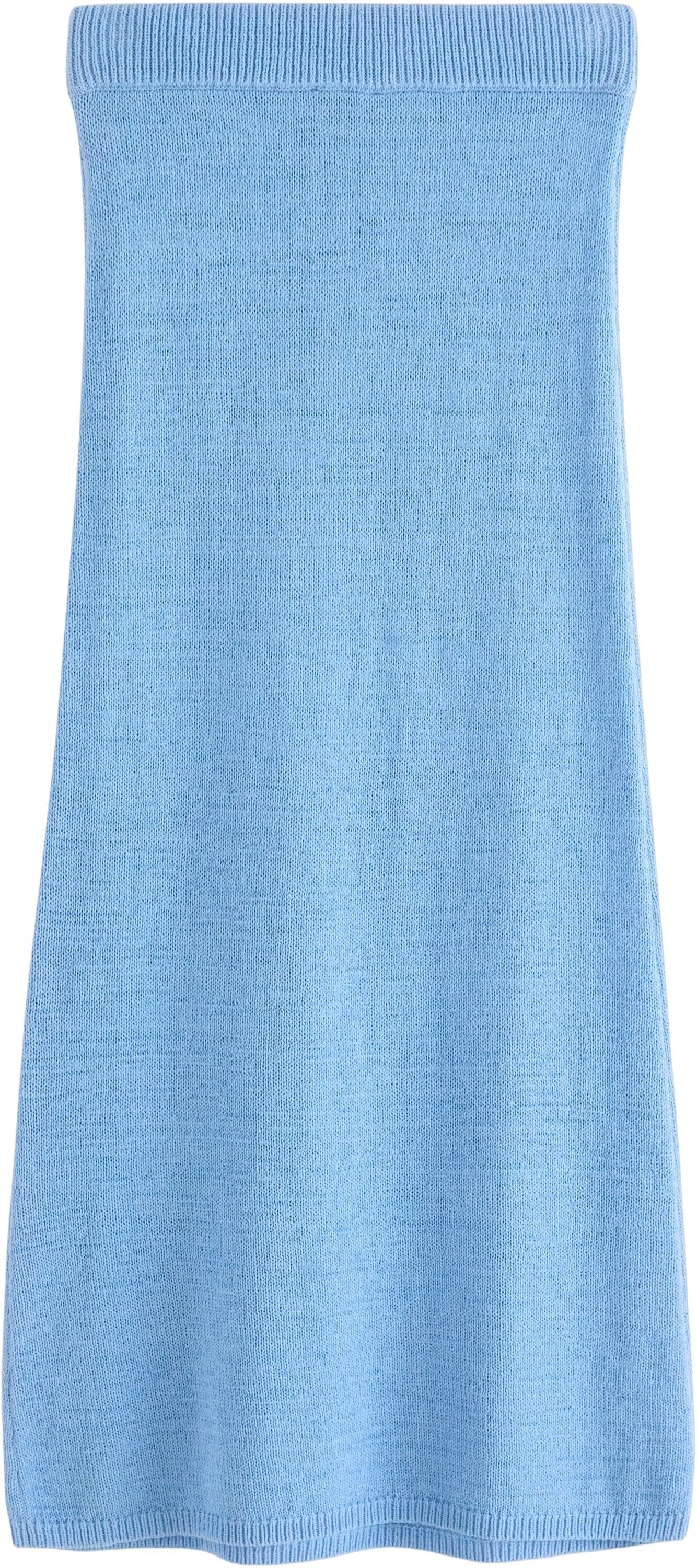 Mykt, strikket midiskj&oslash;rt med behag