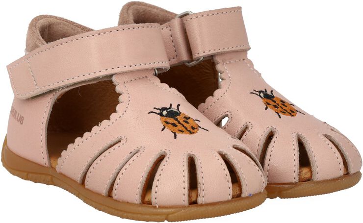 Sandal med broderi