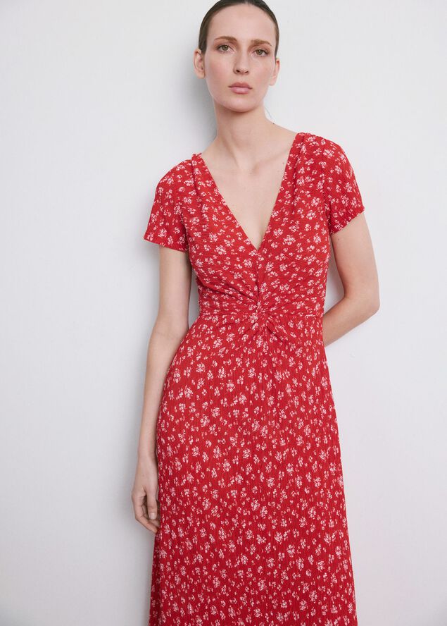 Printed Midi Dress