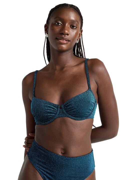 SENNA uvatteret bikini-bh med lurex