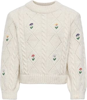 KMGFLOWER L/S O-NECK KNT