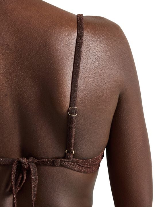 SENNA uvatteret bikini-bh med lurex