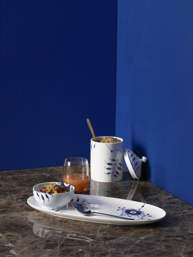 Blue Mega Fat oval 37cm