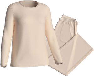 Pyjama set with elastic waistband