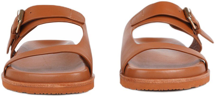 MARINA - ADJUSTABLE 2 STRAP LEATHER SANDAL