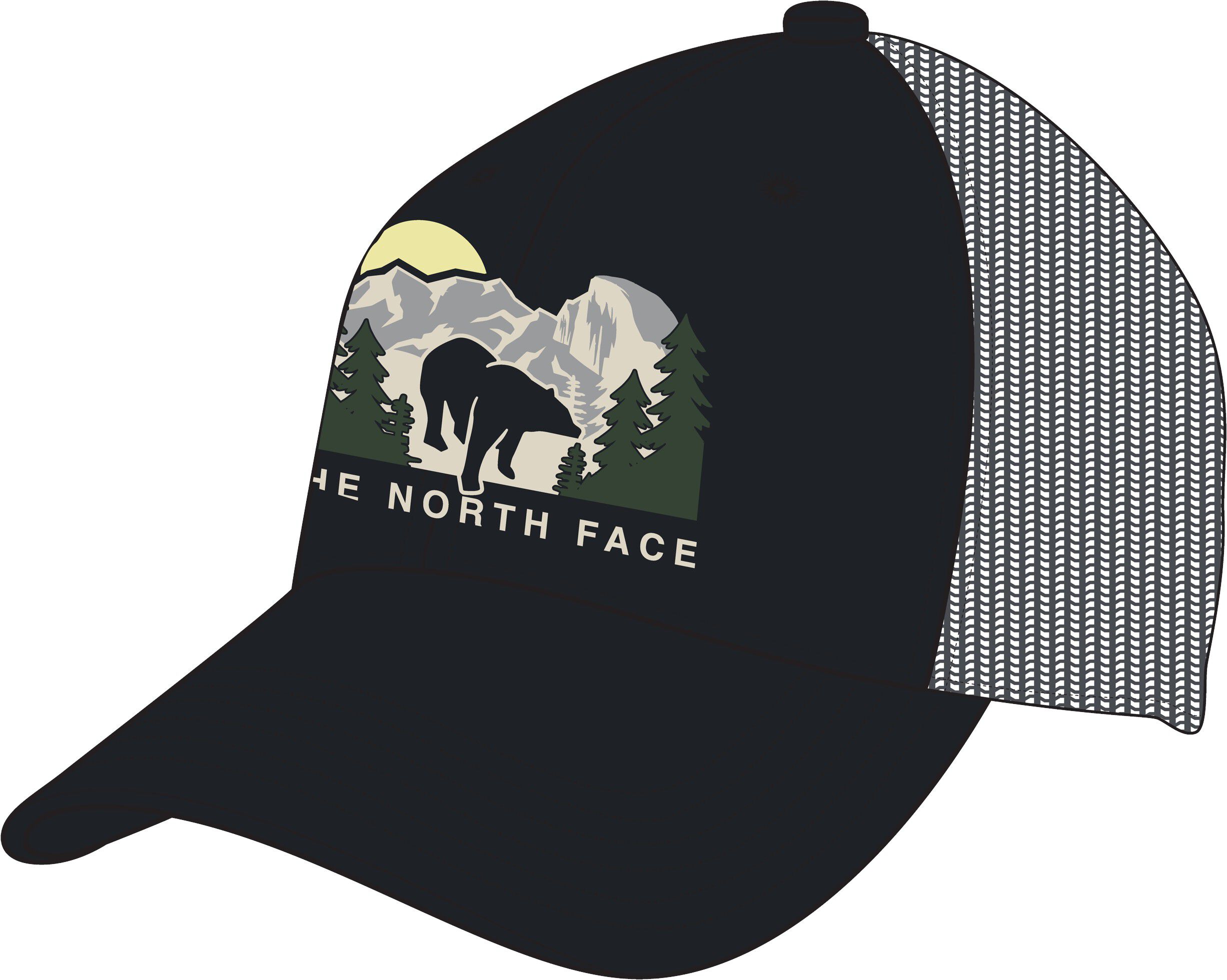 EMBROIDERED MUDDER TRUCKER TNF BLAC