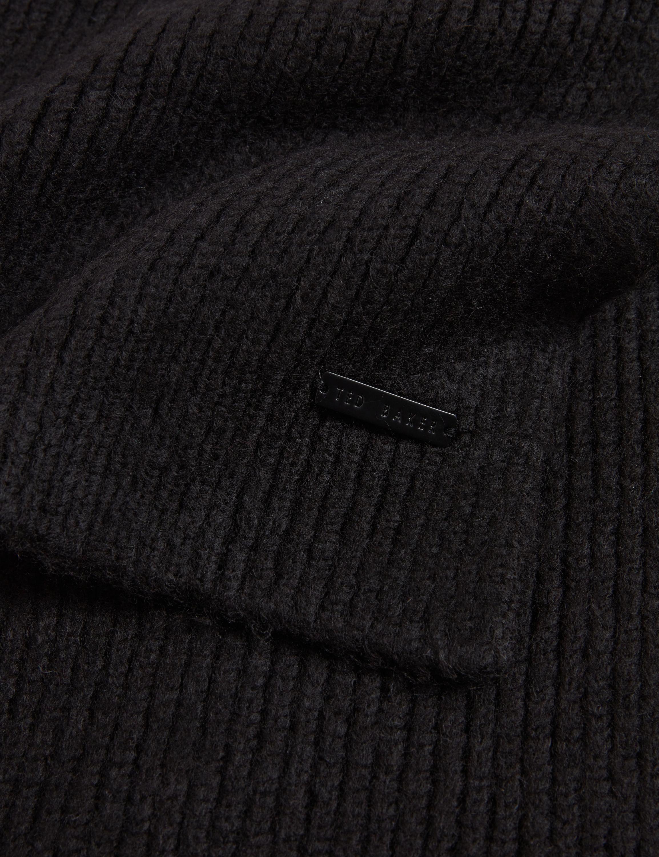 LIDIIES Knitted Ribbed Scarf