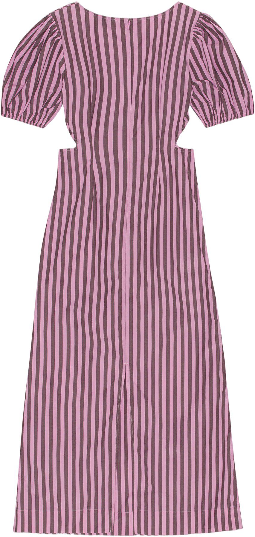 Stripe Cotton Cutout Dress