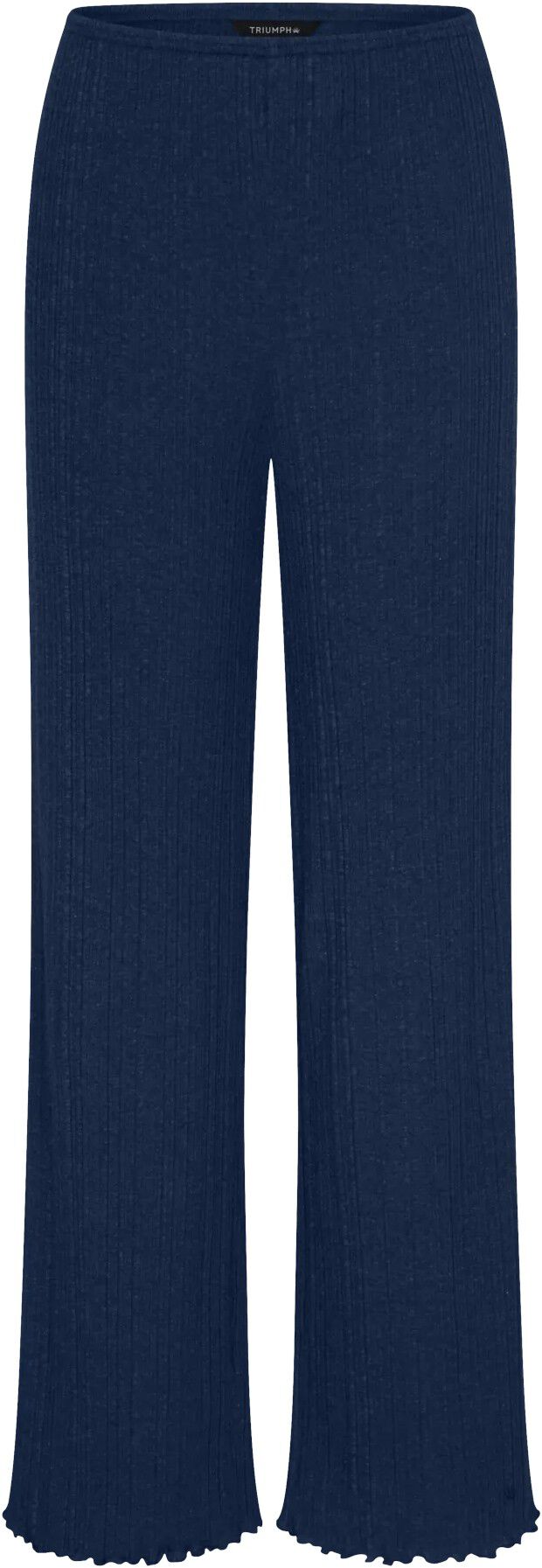 Versatile Rib Straight Trousers