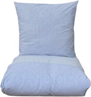 ØKOLOGISK SENGESÆT - MINI STRIB PATCHWORK
