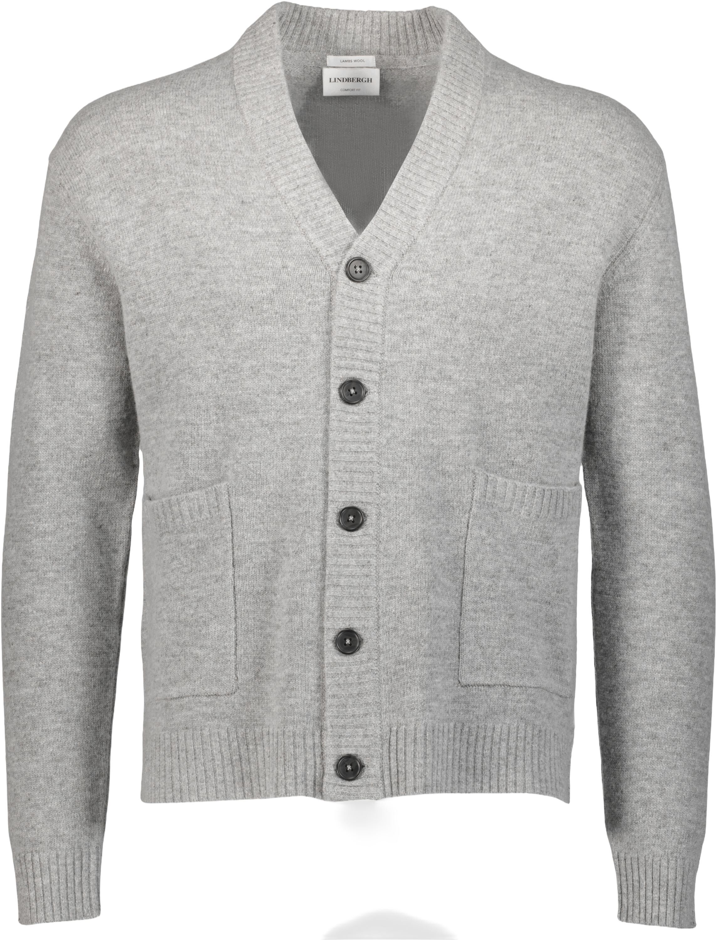 Lambswool button cardigan