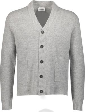 Lambswool button cardigan