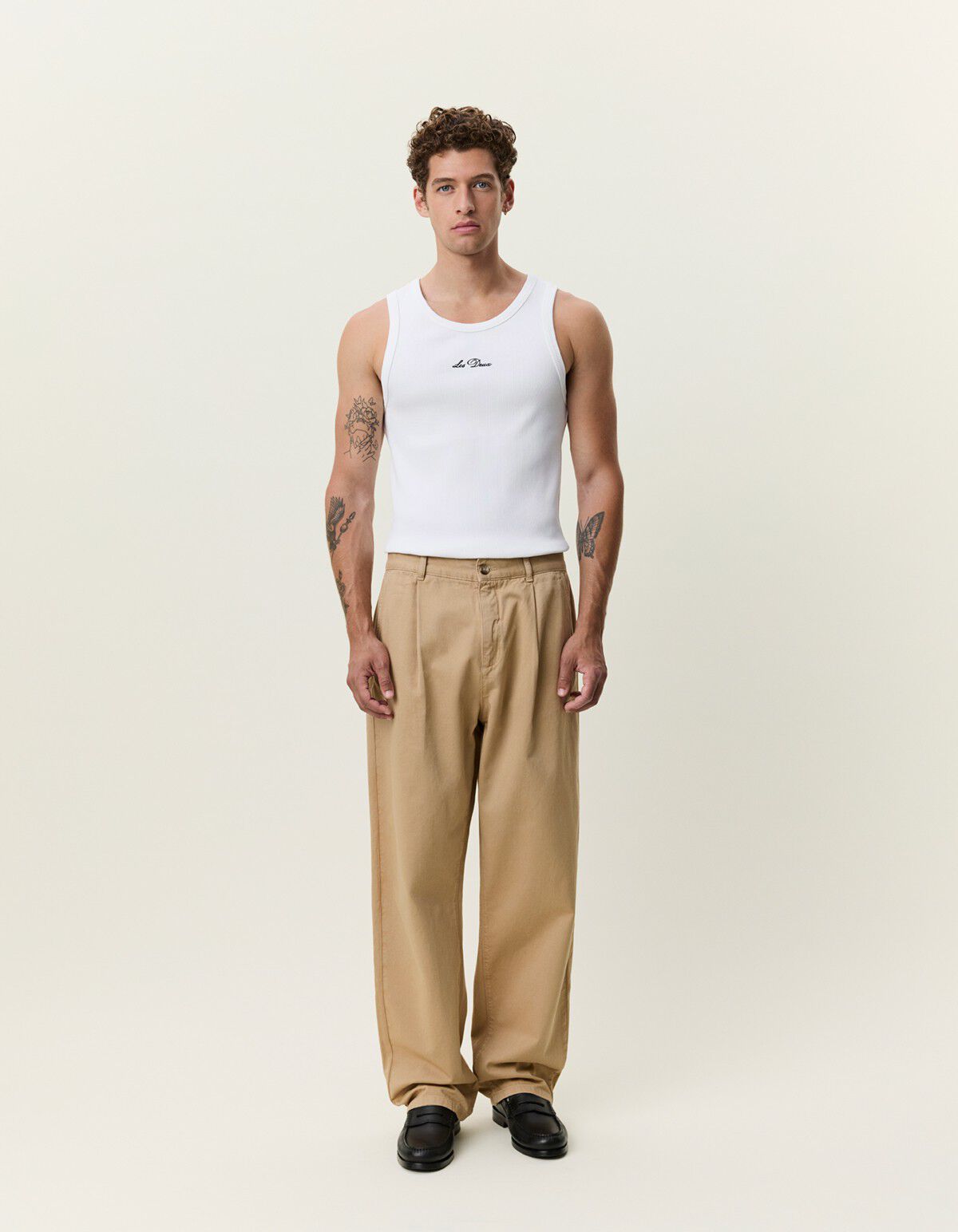 Pleated Chino Pants