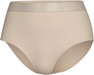 High waist panties with elastic band