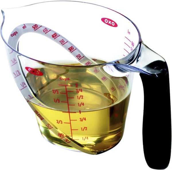 Decilitermått 1/2 l.