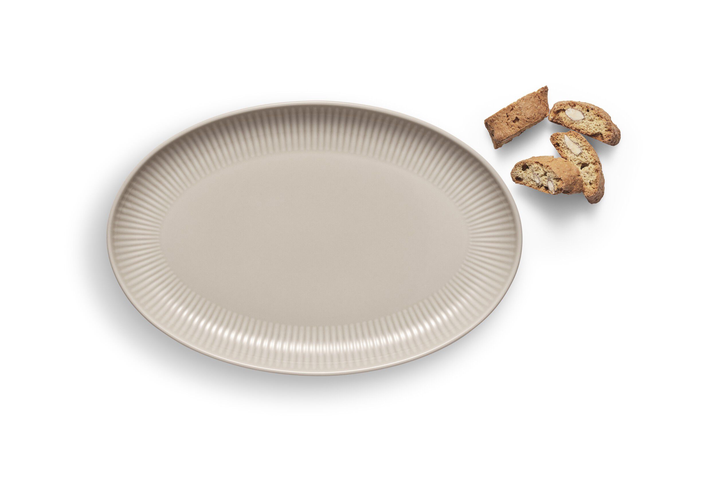 Legio Nova Palette Oval coupe tallerken 24,5 cm Beige