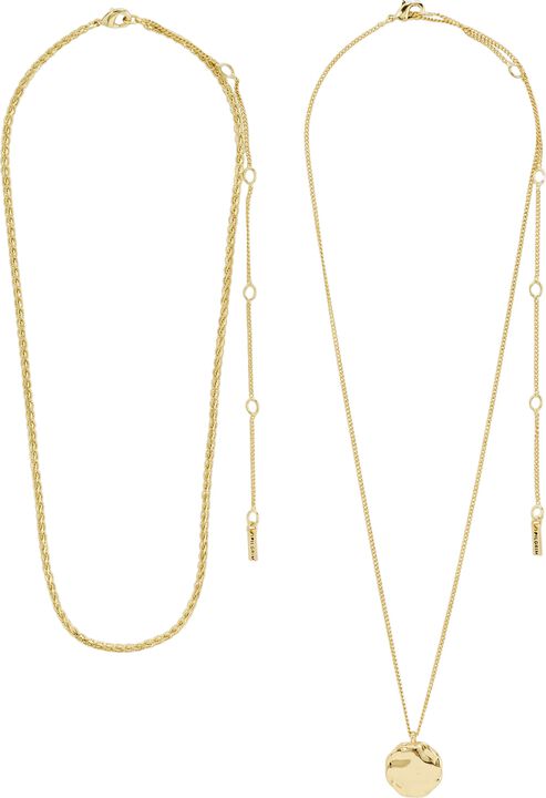 DECLAN necklace 2-in-1 set, gold-plated