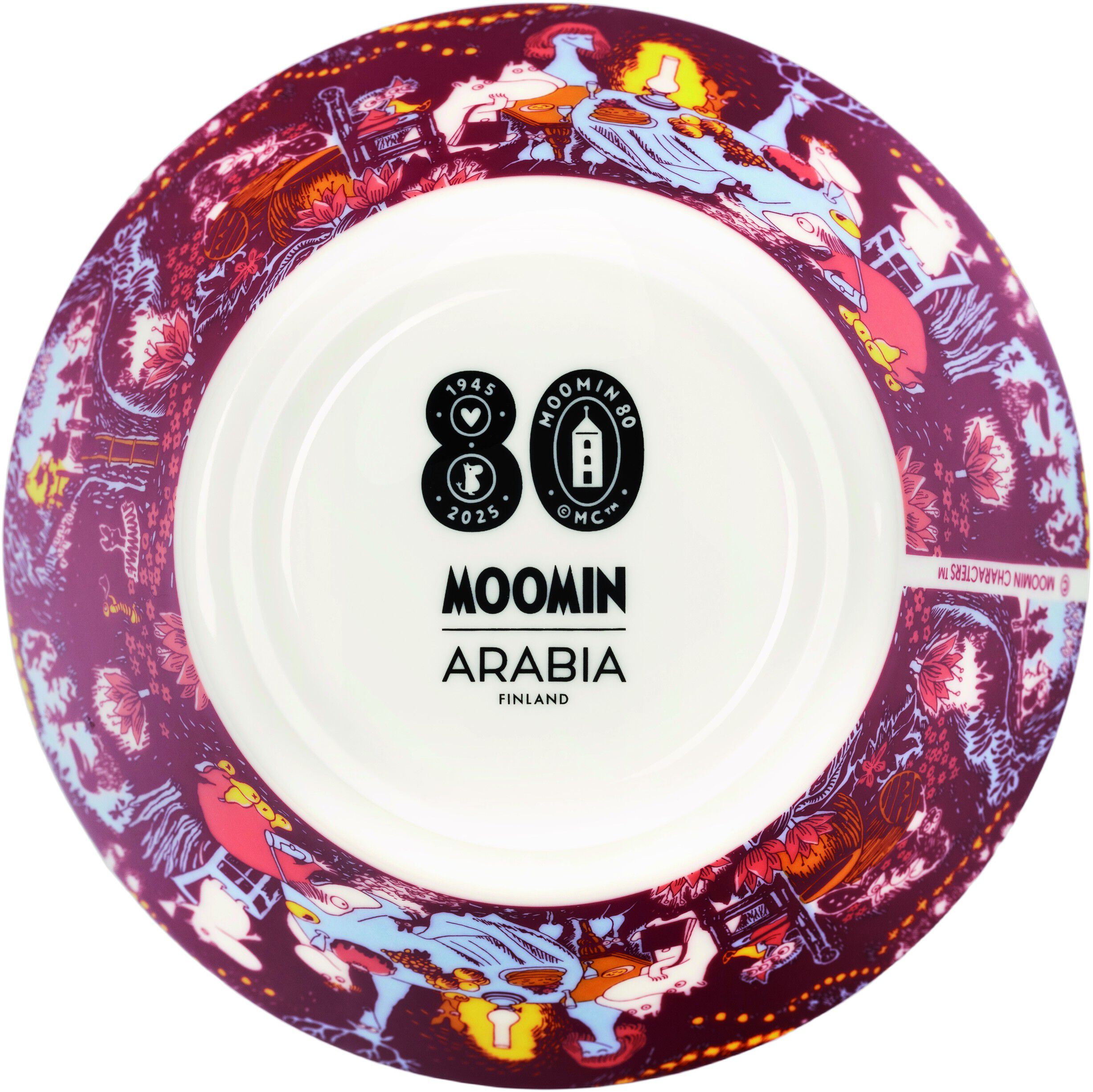 Moomin Arabia 15cm sk&aring;l Festlige &Oslash;jeblikke