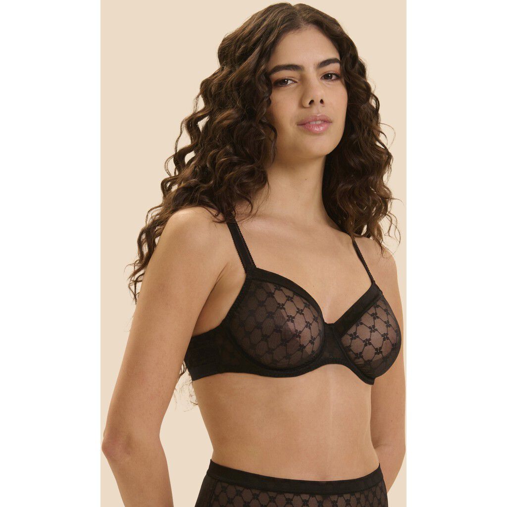 PLUME Plunging moulded underwired bra