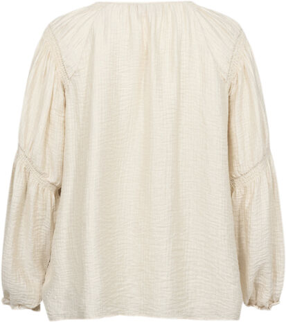 Curvy WA-CAYSA 7 Bluse Creme