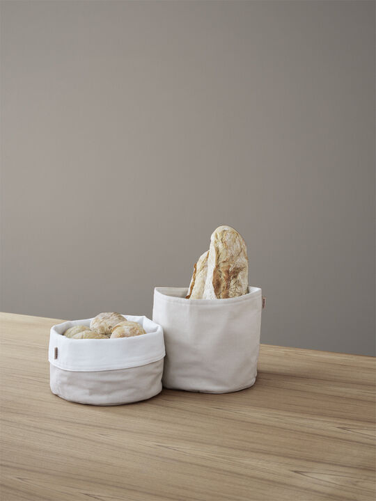 Stelton brödpåse sand / white