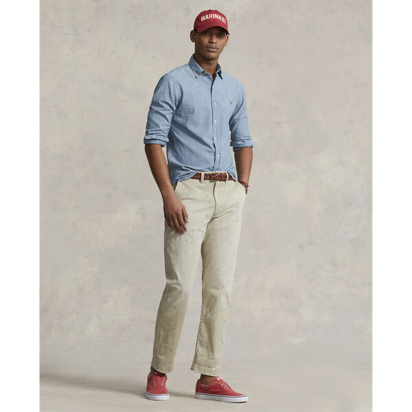 Slim Fit Chambray Shirt